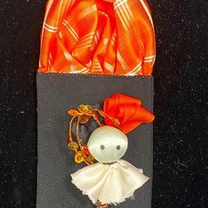 Matching Pocket Square and Boutonniere